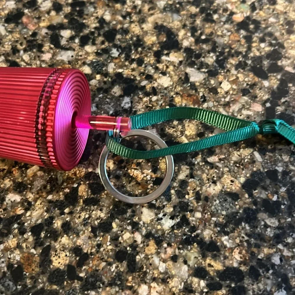 Starbucks Pink and White Gradient Keychain Tumbler